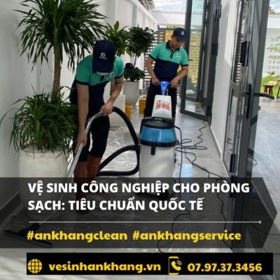 Vệ sinh công nghiệp cho phòng sạch: Tiêu chuẩn quốc tế